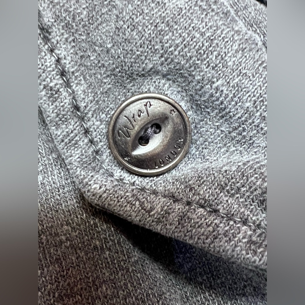 Wrap London Hemp Organic Cotton Jogger Pull On Pants Washed Gray Sz US 4 - Picture 4 of 11